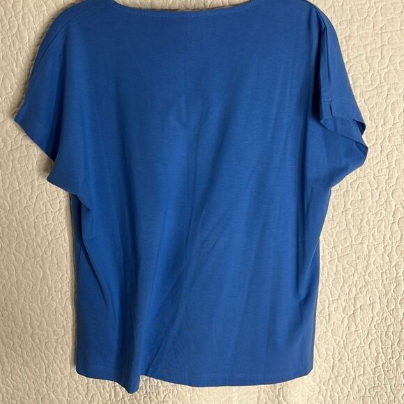 NWT J.Jill Lixe Supima V-Neck Easy Tee - Picture 3 of 3